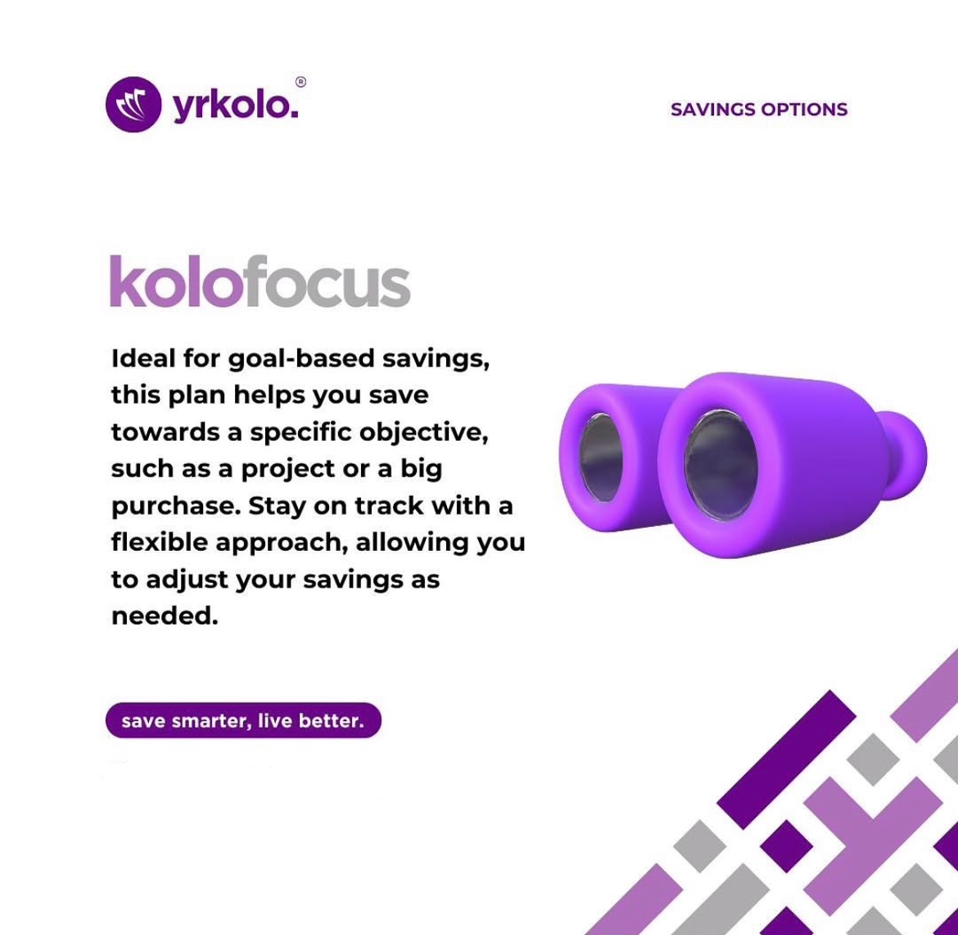 kolofocus goal savings by yrkolo